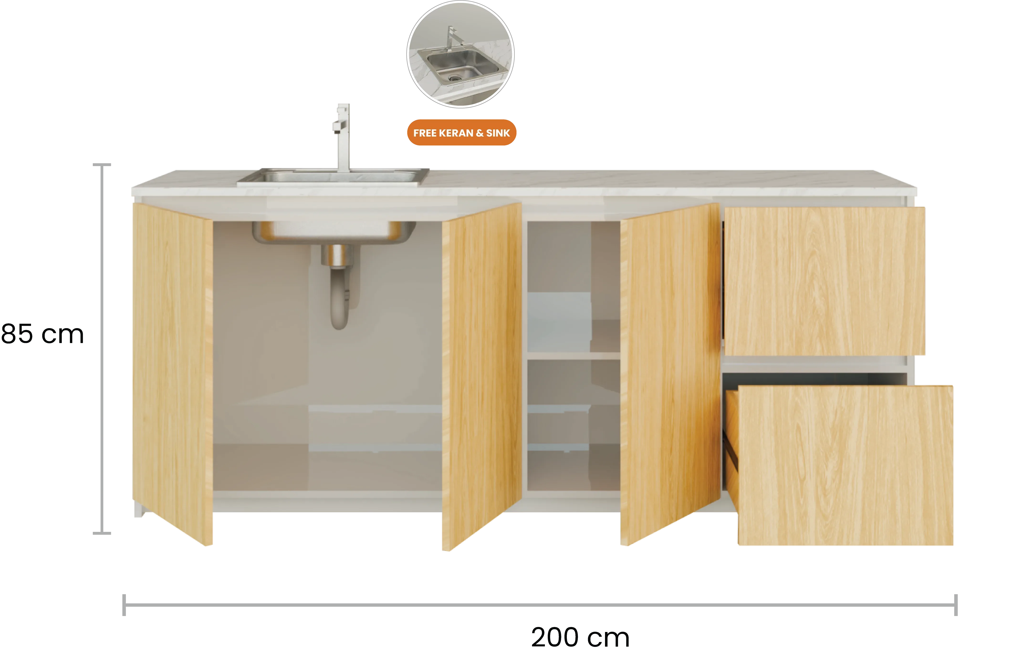 Kitchen Set Vellora 200 B