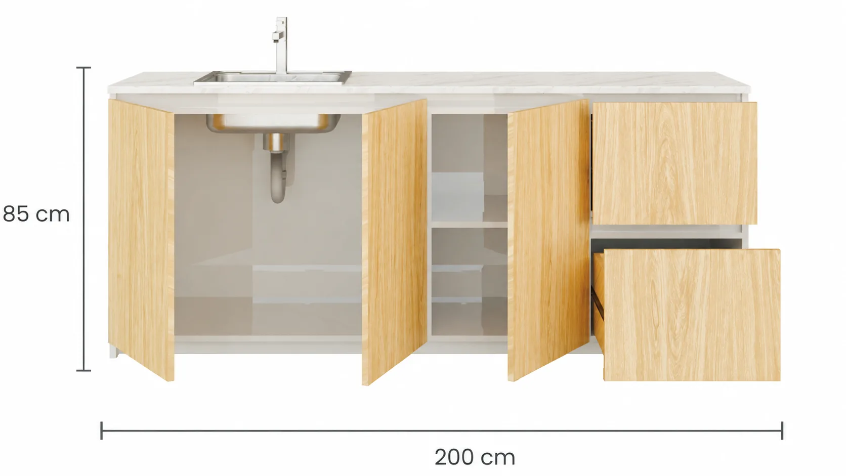 Kitchen Set Vellora 200 B galeri 3