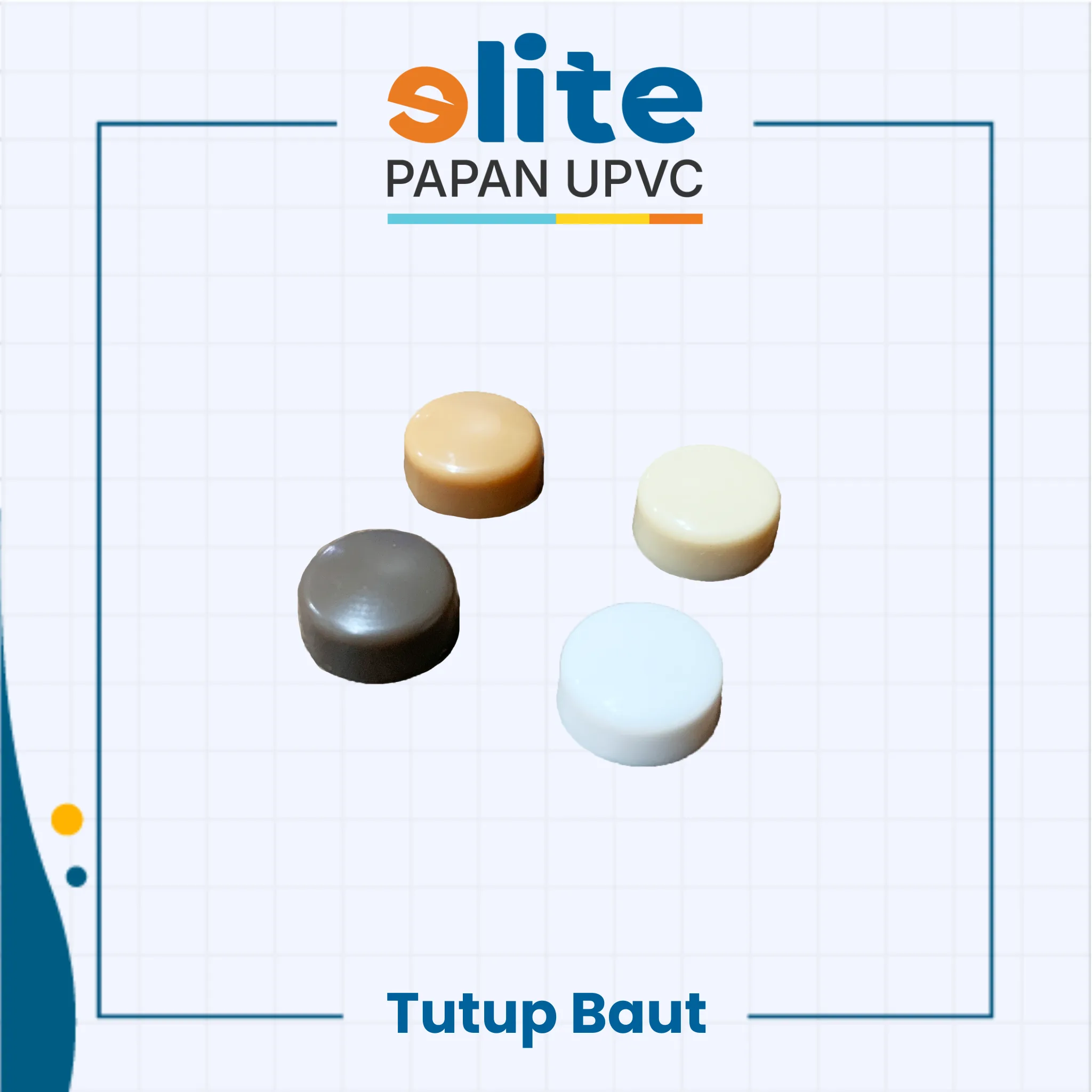 Tutup Baut Papan UPVC