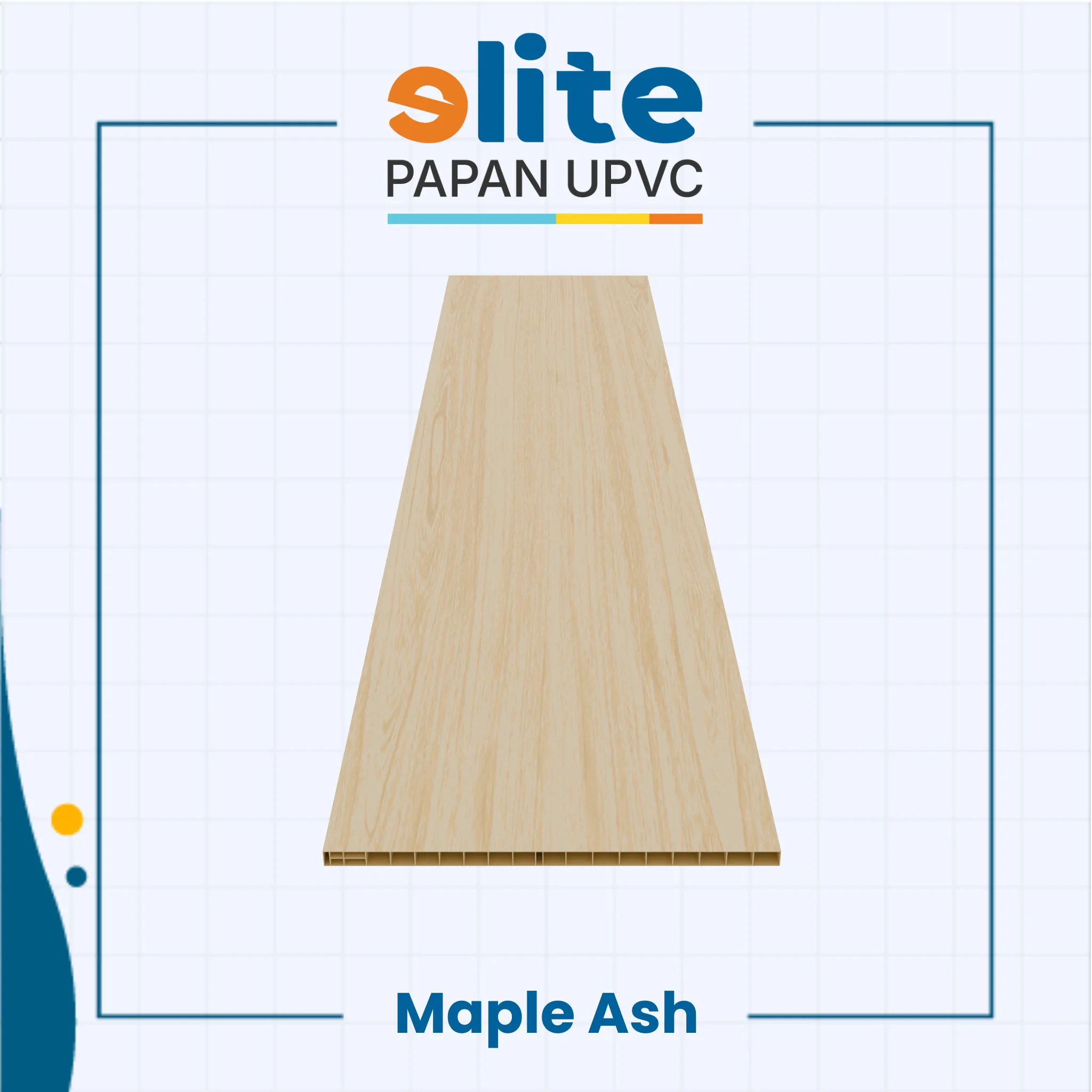 Papan UPVC 40 cm x 300 cm galeri 4