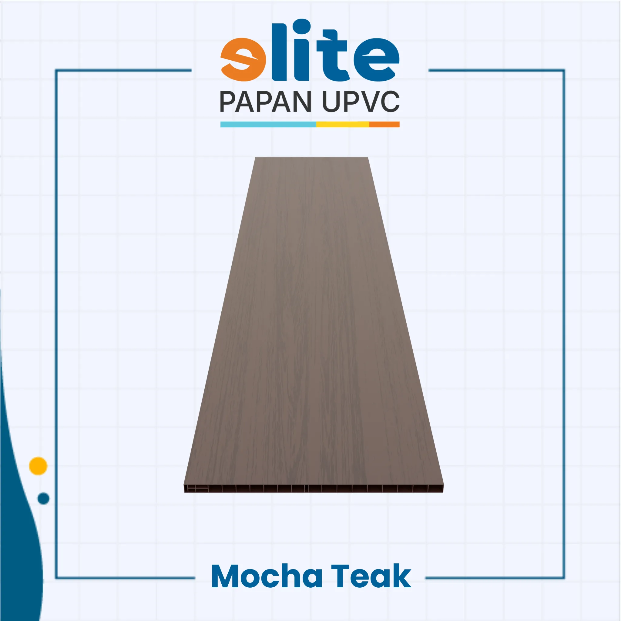 Papan UPVC 40 cm x 300 cm galeri 5